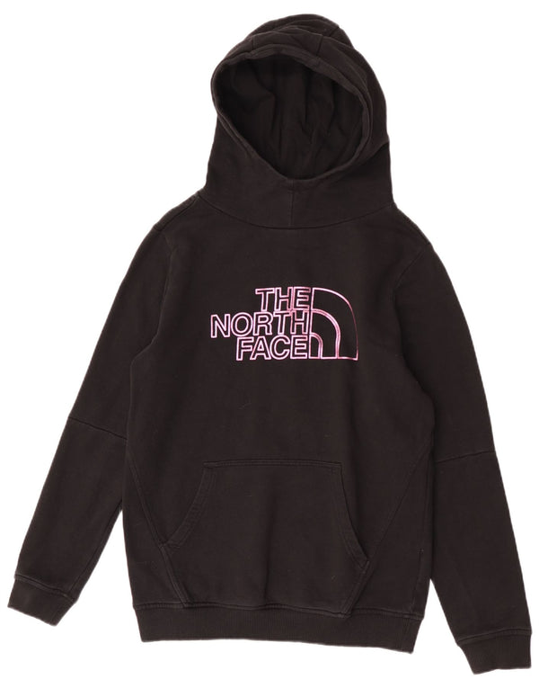 The North Face piger grafisk hættetrøje 13-14 år XL sort bomuld