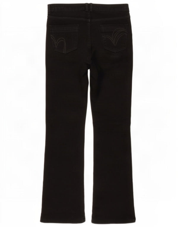 Marks & Spencer Women Per Una Bootcut Jeans UK 14 Large W32 L30 Black