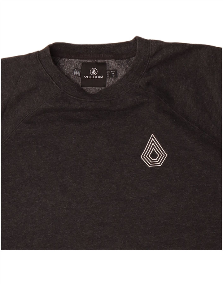 Felpa da donna Volcom maglione US 8 cotone grigio medio