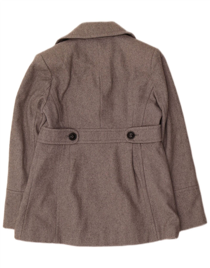 Dkny Chaquetón para mujer US 6 Lana gris medio