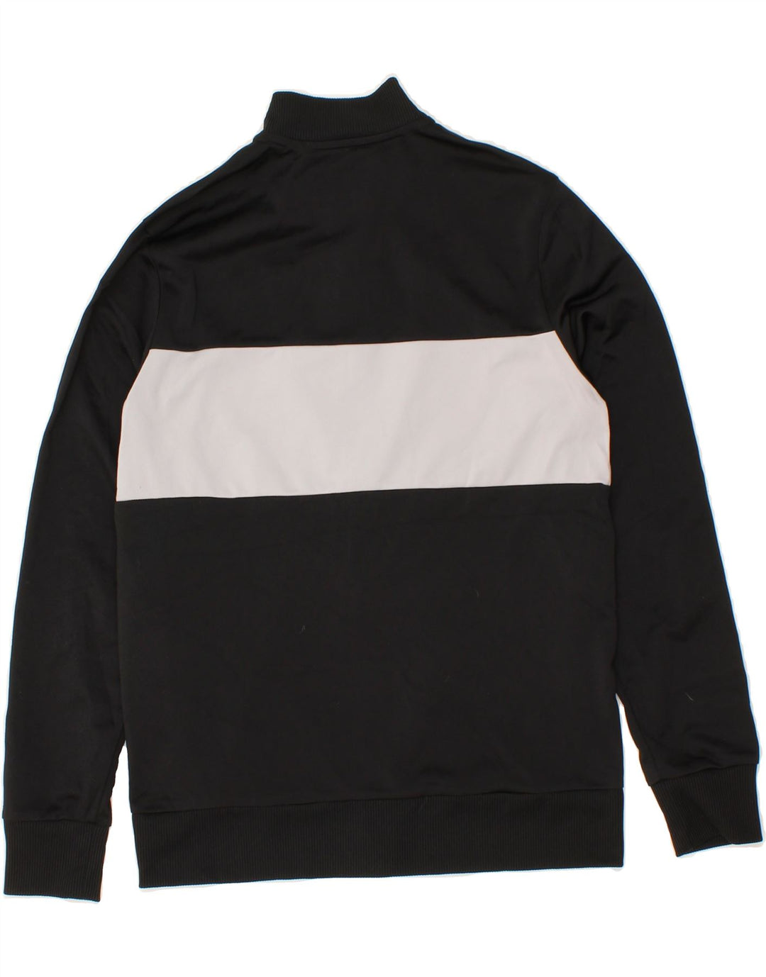 ADIDAS Boys Tracksuit Top Jacket 13-14 Years Black Colourblock Polyester Vintage Adidas and Second-Hand Adidas from Messina Hembry 