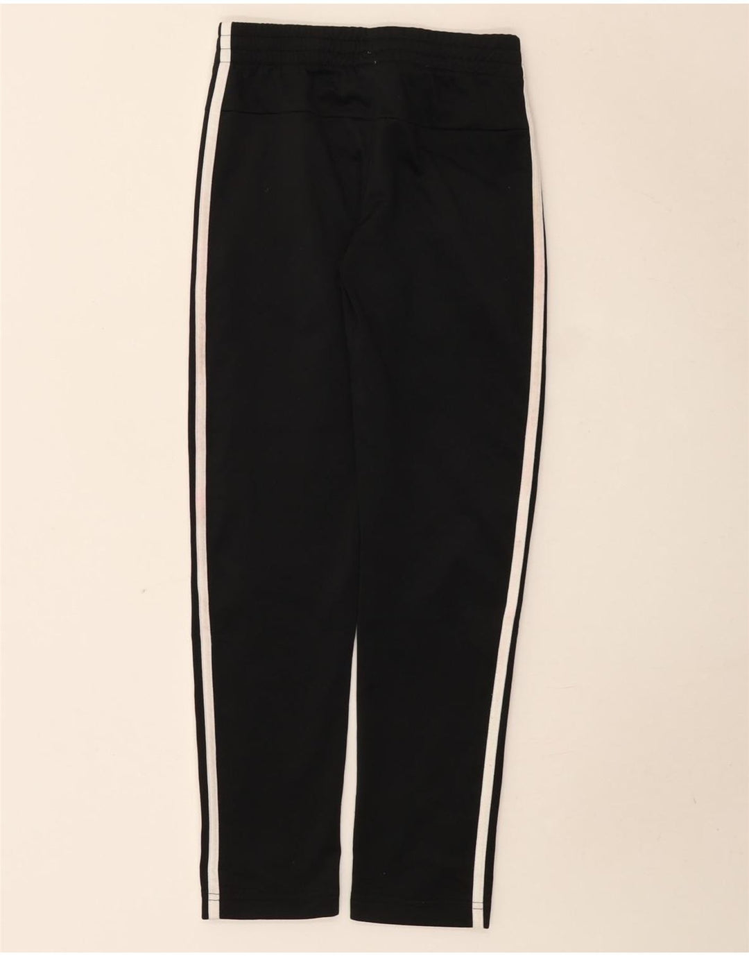 Adidas Boys Tracksuit Trousers 9-10 Years Black Polyester