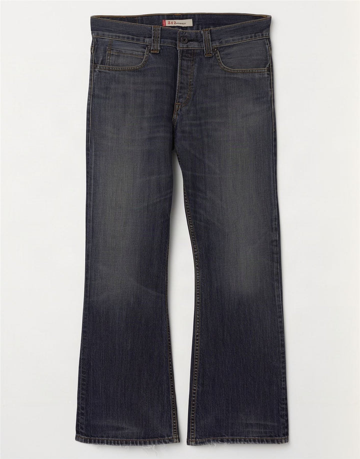 Jeans Levi's Uomo 512 Bootcut W34 L32 Cotone Blu