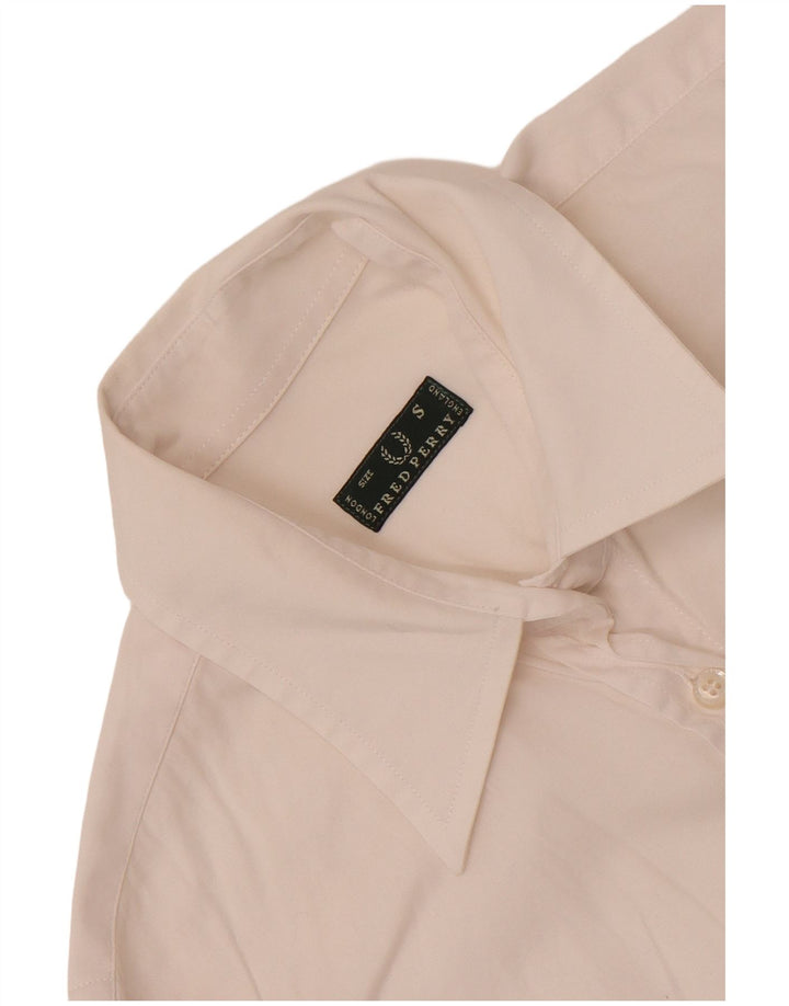 Fred Perry Womens Shirt UK 10 Small White