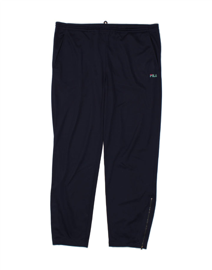 FILA Mens Tracksuit Trousers Large  Navy Blue Vintage Fila and Second-Hand Fila from Messina Hembry 