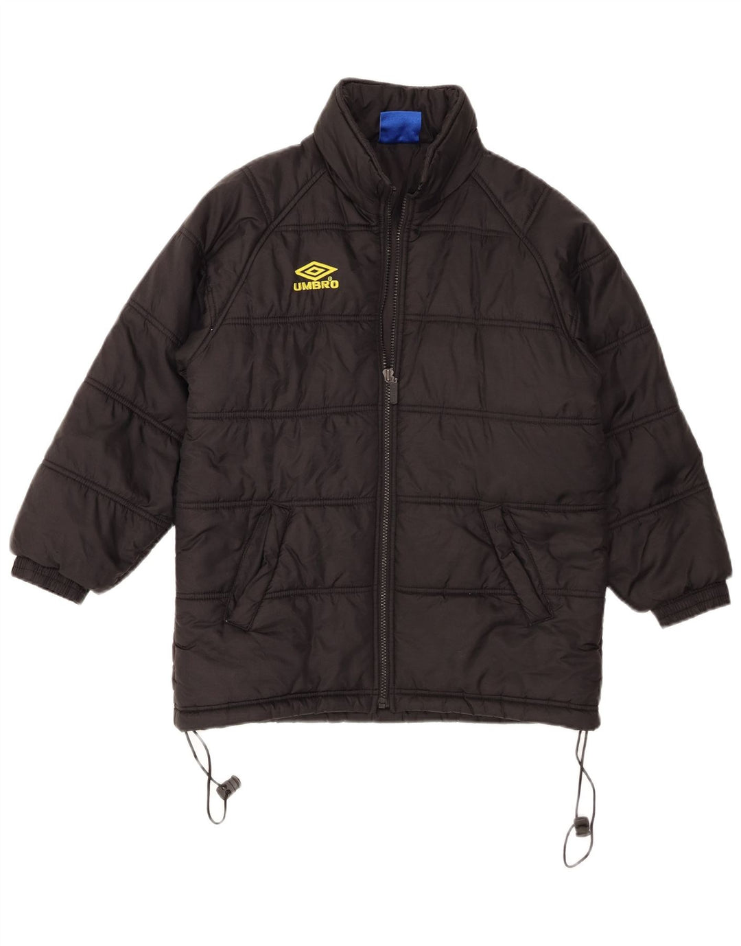 Umbro Boys Padded Jacket 10-11 Years Black Nylon