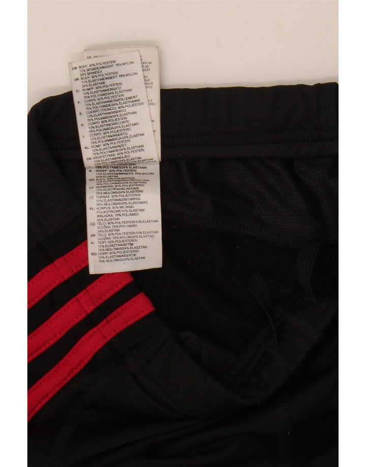 Adidas Womens Leggings UK 10 Small Black Polyester