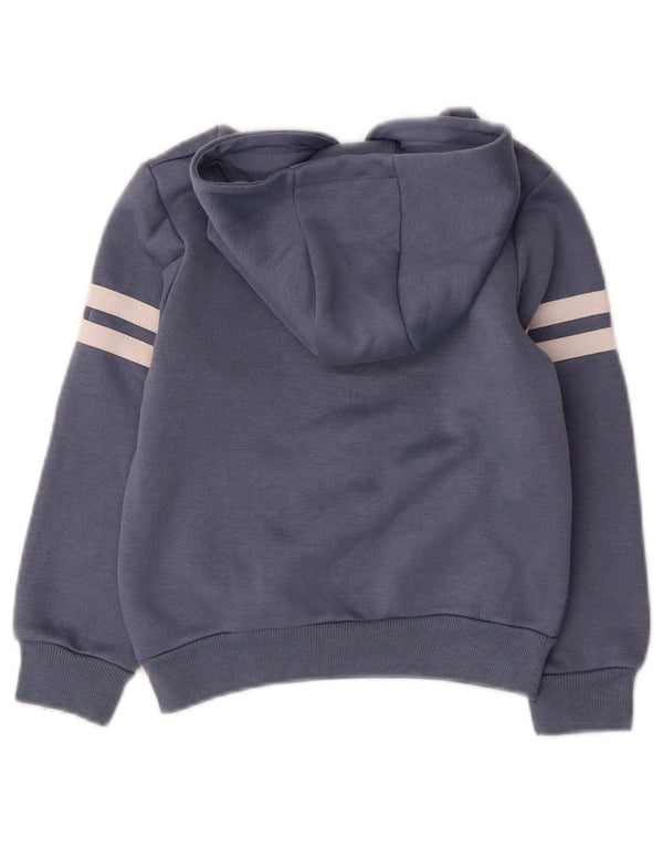 Ellesse Jungen-Pullover mit grafischem Kapuzenpullover, 5–6 Jahre, blaue Farbblock-Baumwolle