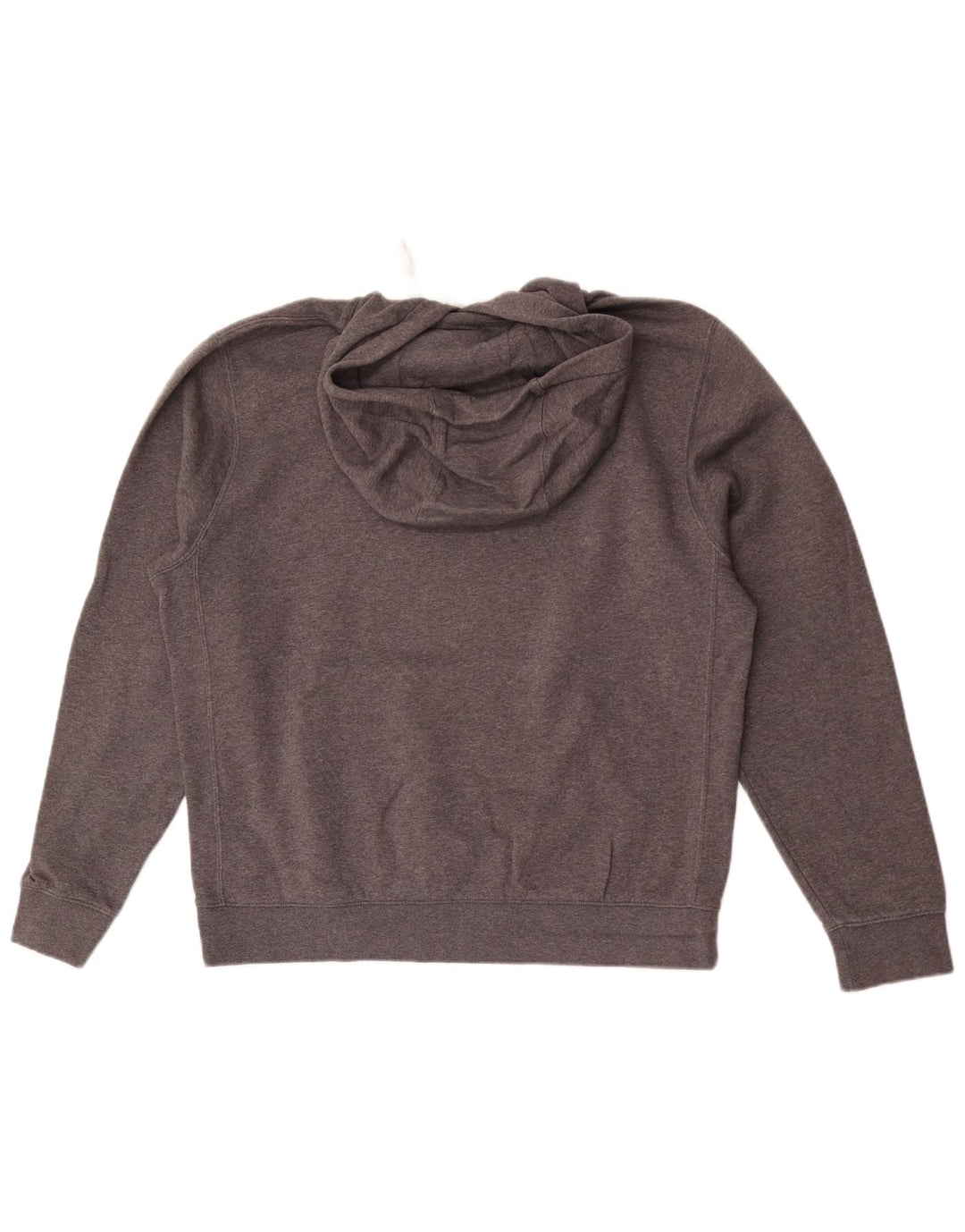 Felpa con cappuccio da uomo Nike in cotone grigio medio