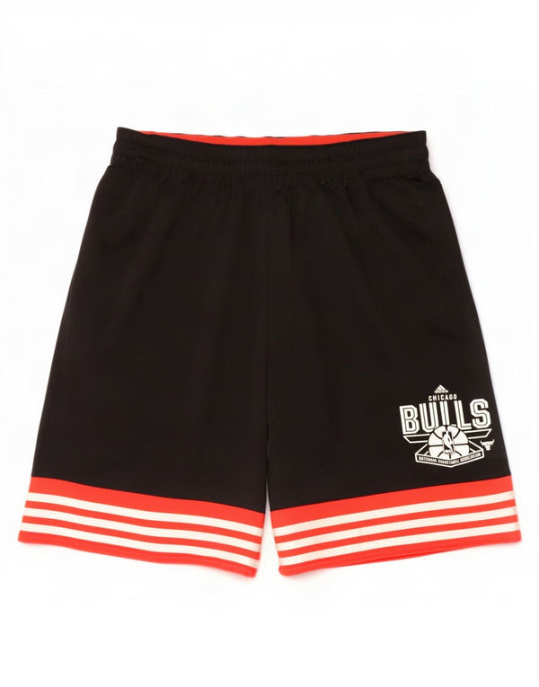 Pantaloncini sportivi Adidas da uomo Chicago Bulls Graphic Sport Large Black Colourblock