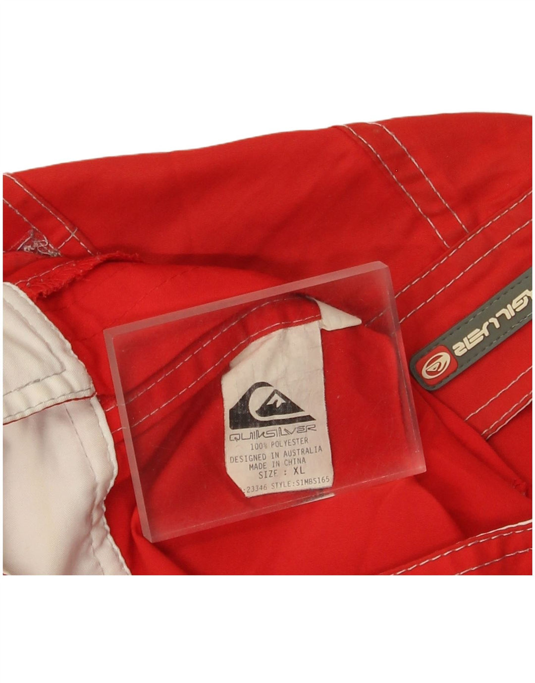 Quiksilver Mens Swimming Shorts XL  Red Polyester