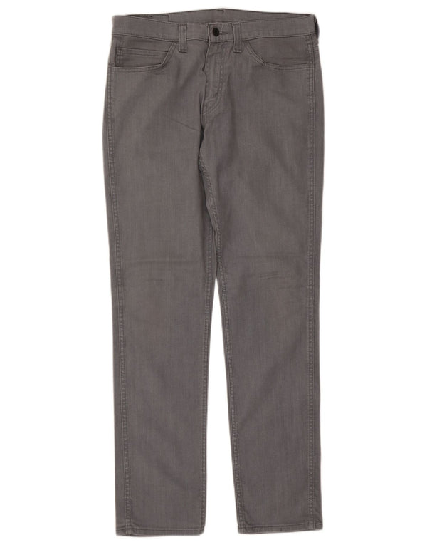 Levi's Mens 511 Slim Jeans W34 L34 Γκρι βαμβακερό