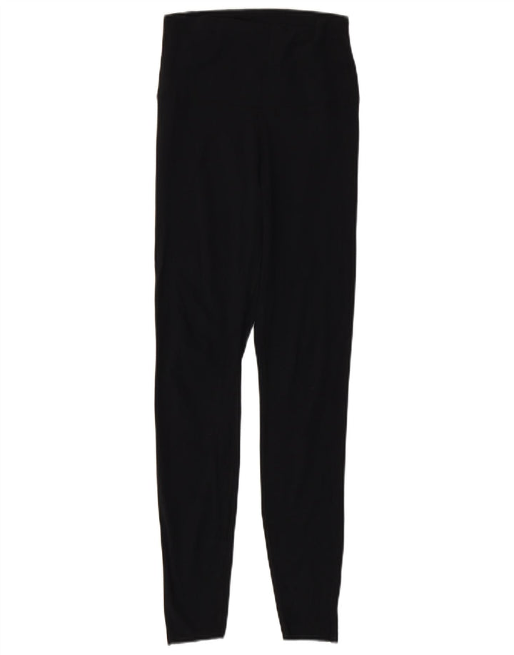 NIKE Womens Dri Fit Leggings UK 8 Small  Black Nylon