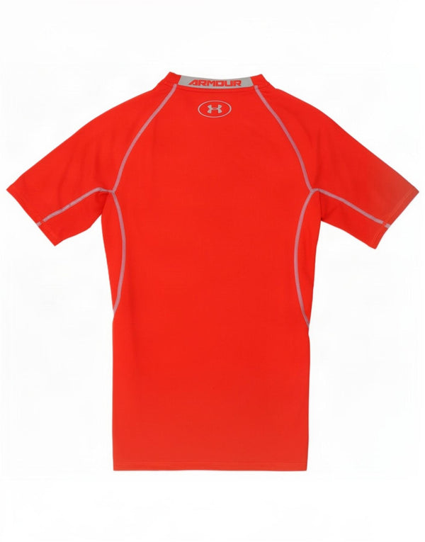 Under Armour Mens Compression T-Shirt Top Small Red