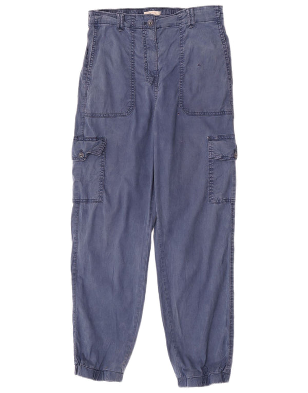 Marks & Spencer Damen Jogger-Cargohose UK 10 Small W26 L28 Marineblau