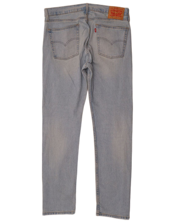 Levi's Mens 510 Distressed Skinny Jeans W33 L32 Blue Cotton