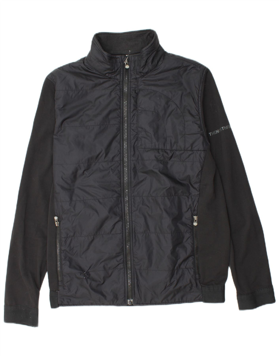 THE NORTH FACE Mens Tracksuit Top Jacket Medium Black Nylon