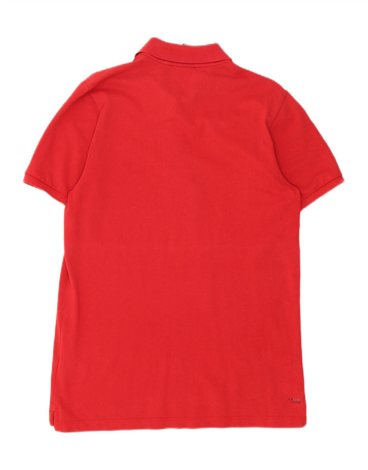 ADIDAS Mens Clima 365 Polo Shirt Medium Red Cotton Vintage Adidas and Second-Hand Adidas from Messina Hembry 