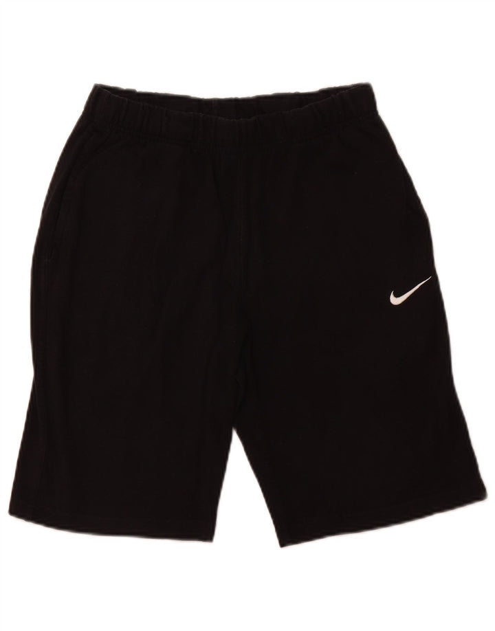 NIKE Mens Sport Shorts Small Black Cotton