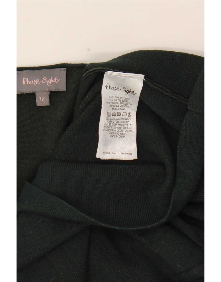Phase Eight – Übergroßes Pulloverkleid für Damen, UK 12, mittelgrüne Viskose