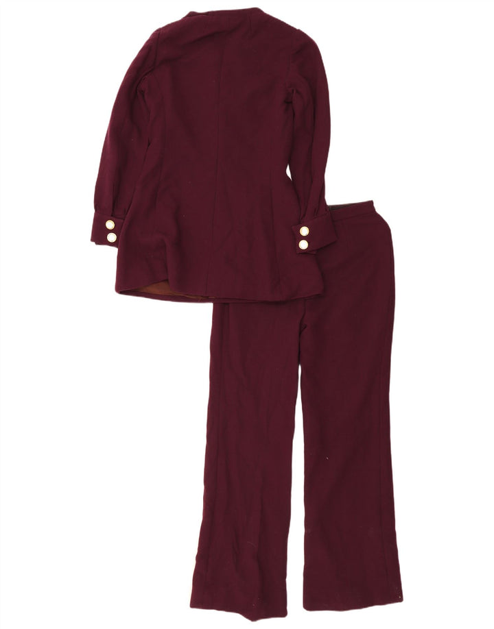 Vintage Womens 2 Piece Suit IT 44 Medium W24 L29 Purple