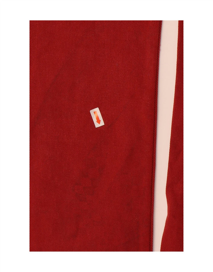 LEVI'S Womens Straight Jeans W24 L28 Red Cotton
