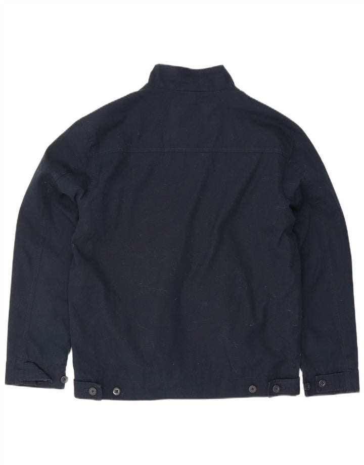 Ben Sherman Chaqueta Bomber para Hombre UK 38 Mediana Azul Marino Algodón