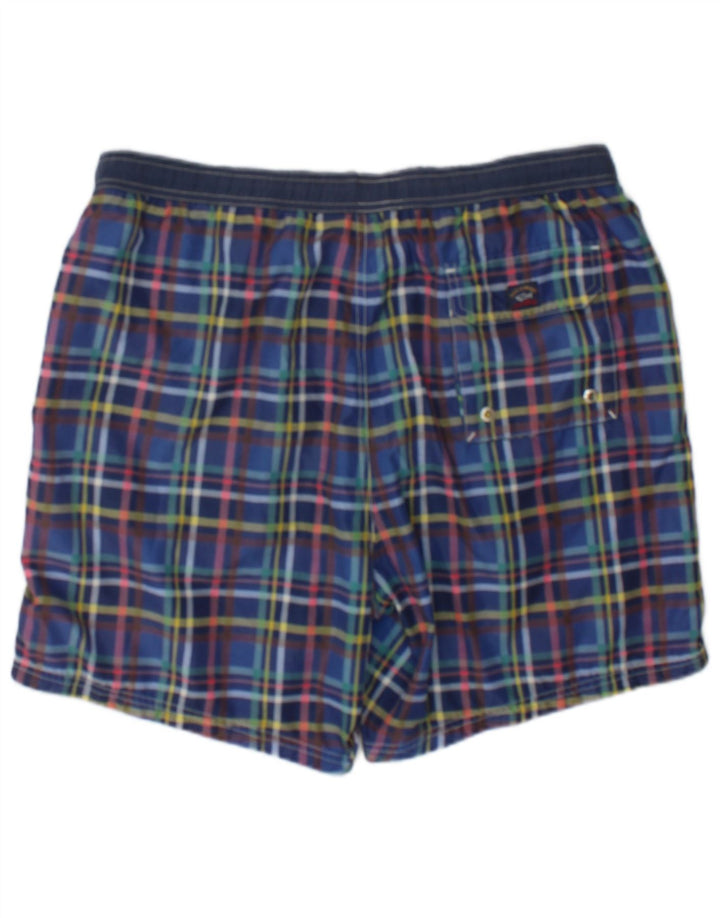 Paul & Shark Mens Yachting Swimming Shorts Large  Multicoloured Check