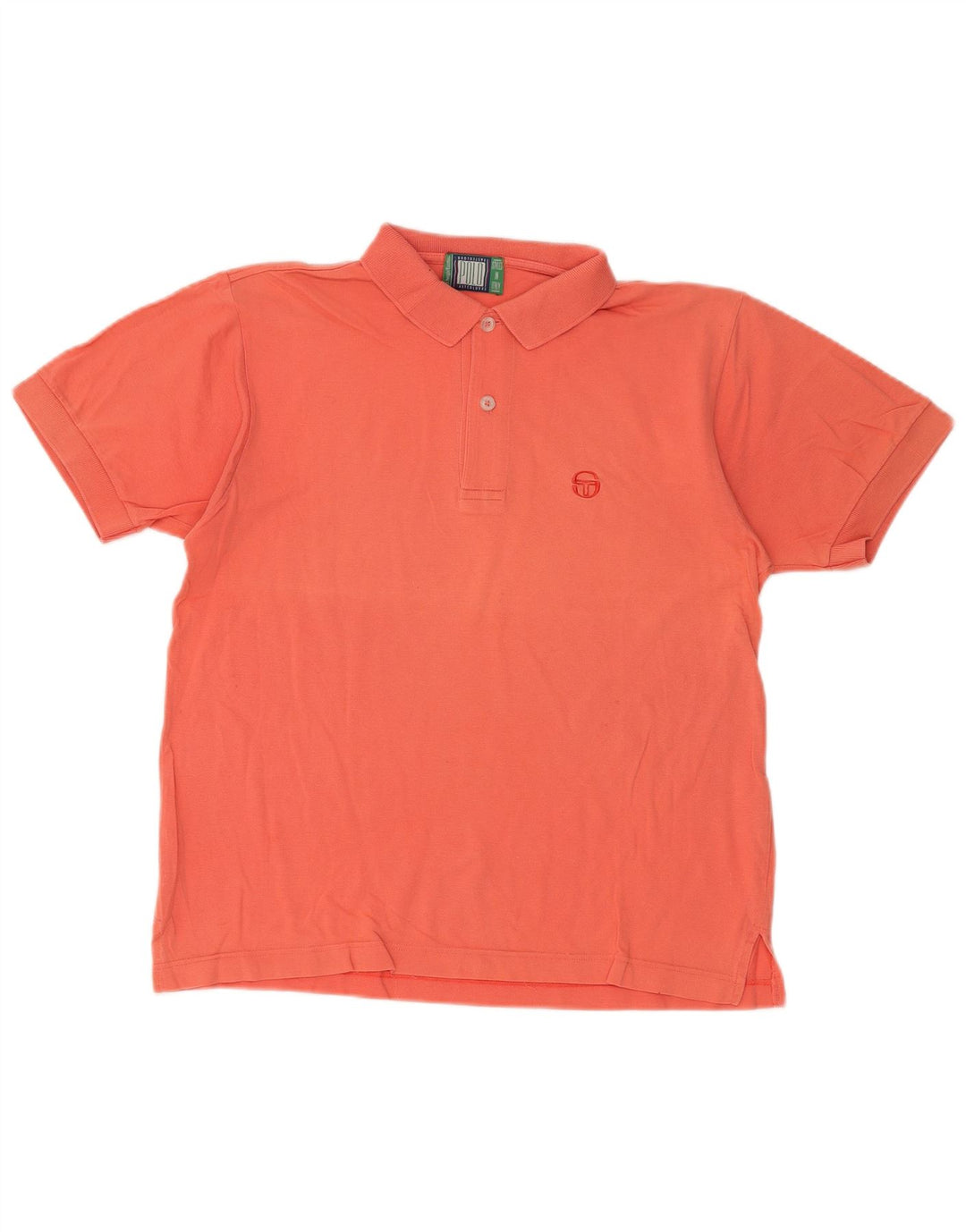 SERGIO TACCHINI Mens Polo Shirt Medium Orange