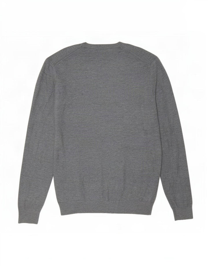 Ανδρικό πουλόβερ Zara Crew Neck Jumper Large Grey