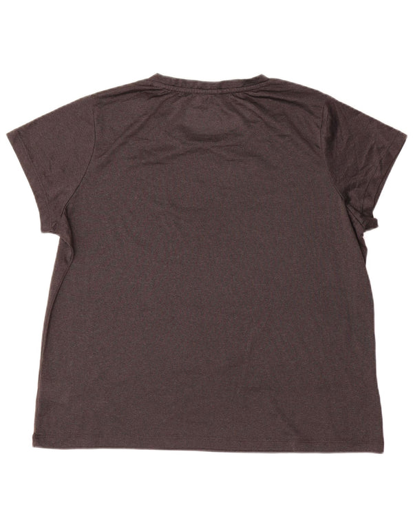 Fila Γυναικείο T-Shirt Top UK 16 Large Grey Polyester