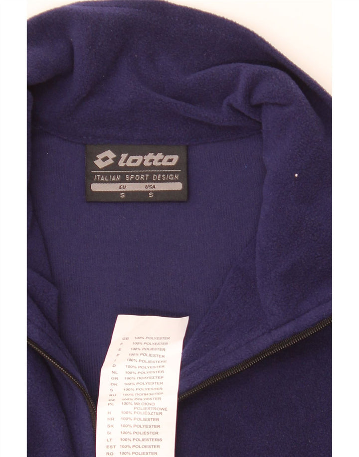 Lotto dame fleecetrøje med lynlås, lille marineblå polyester