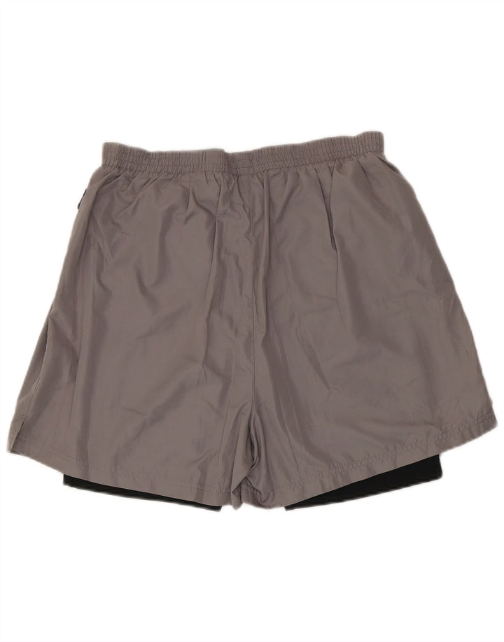 Reebok Mens Sport Shorts Medium  Grey Polyester