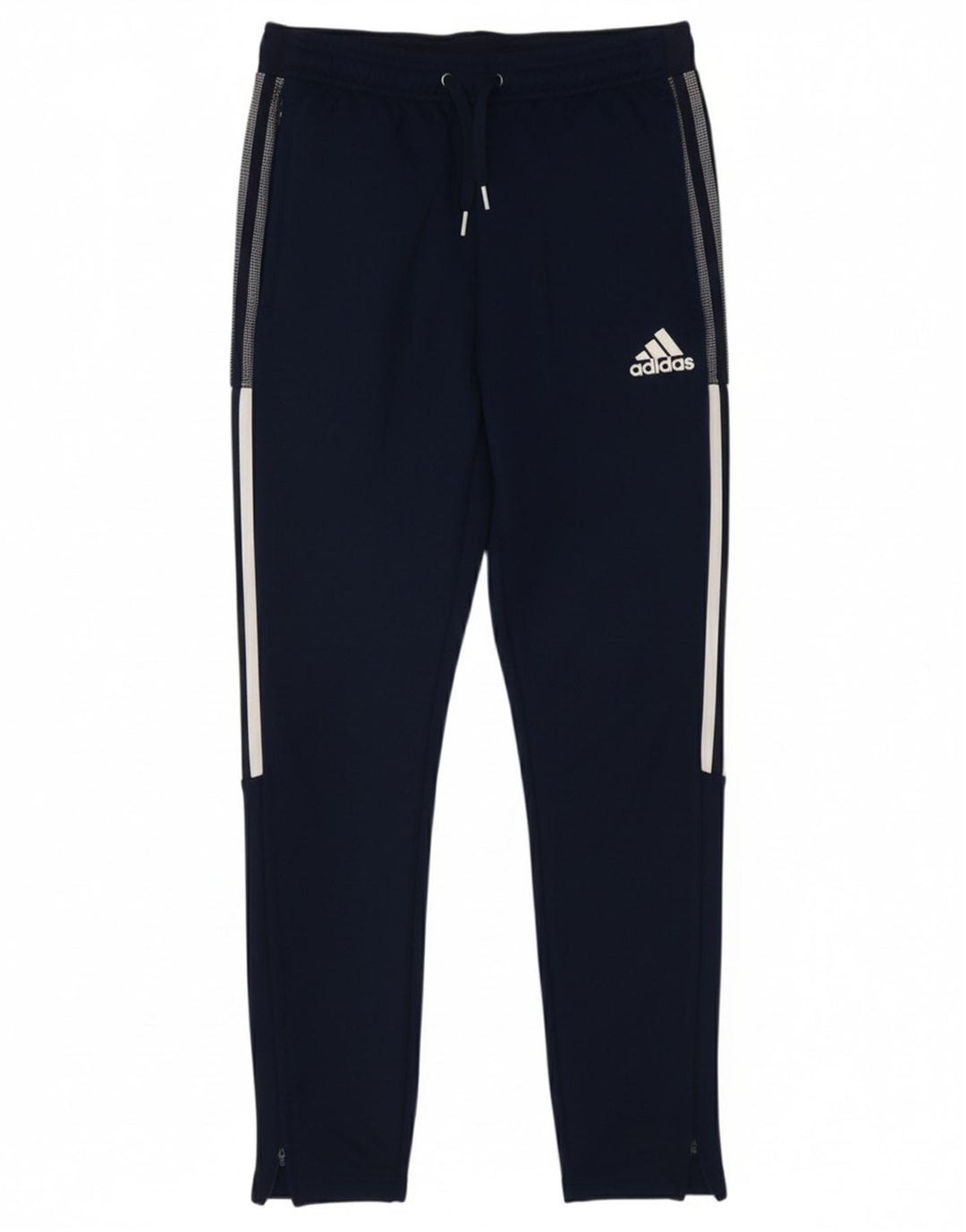ADIDAS Mens Aeroready Tracksuit Trousers Medium  Navy Blue Polyester