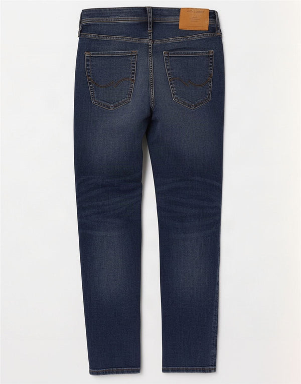 Jack & Jones Hombre Liam Skinny Jeans W31 L30 Algodón Azul Marino