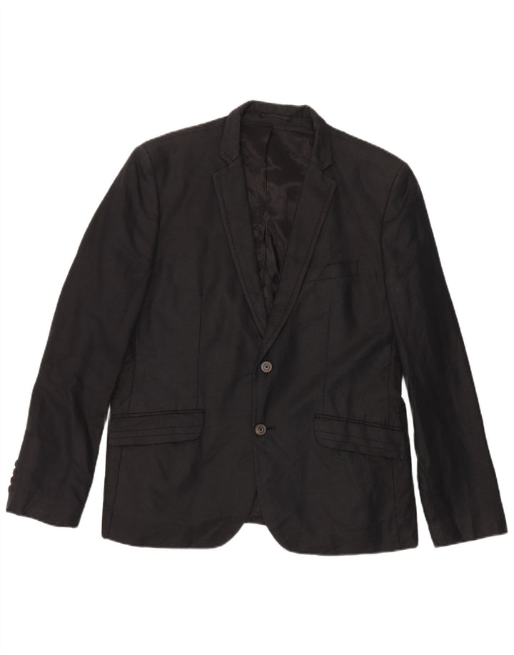 Zara Herre 2-knaps blazerjakke EU 54 XL Sort