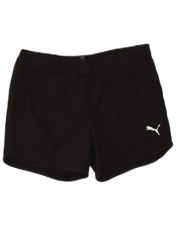 Pantaloncini sportivi Puma da ragazzo 13-14 anni in poliestere nero