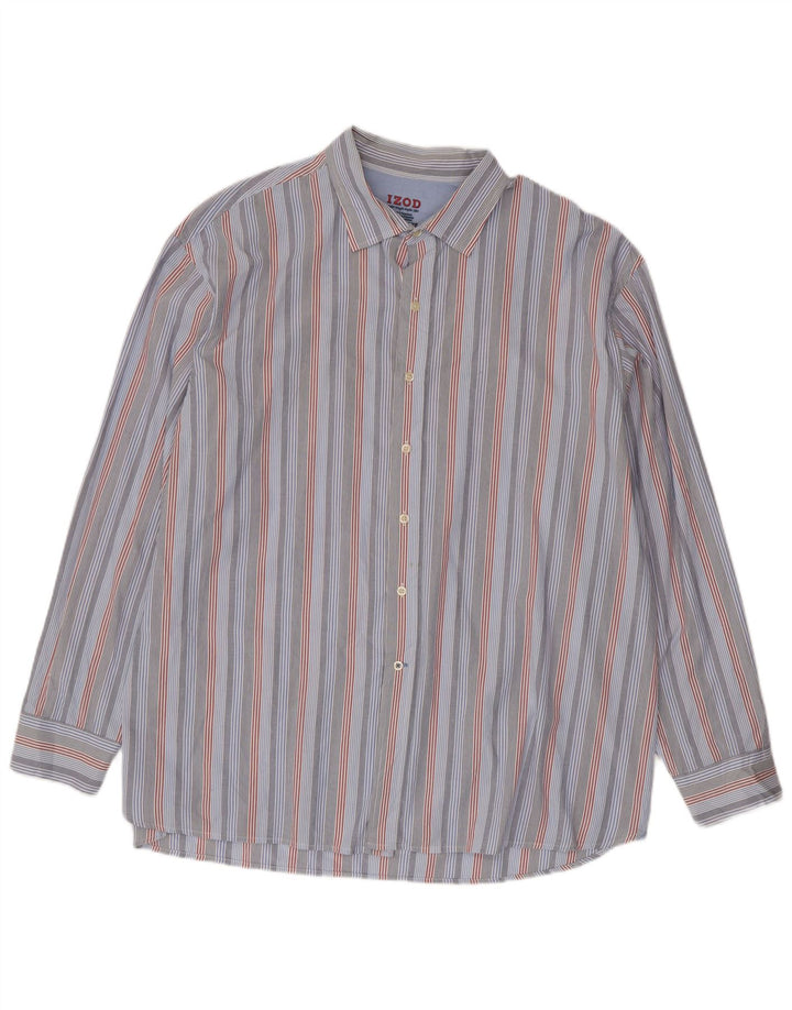 Izod Herreskjorte 2XL Blå Stribet