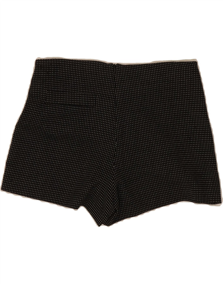 ZARA Womens Skort UK 8 Small Black Spotted Vintage Zara and Second-Hand Zara from Messina Hembry 