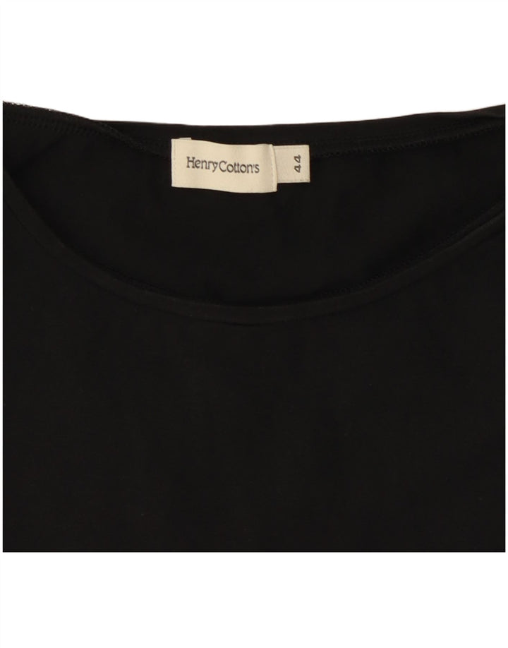 Henry Cottons Womens Vest Top IT 44 Medium Black