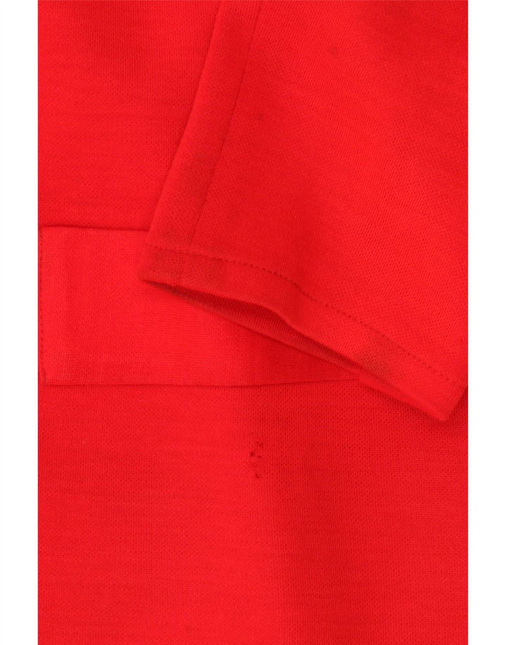 Giacca blazer vintage da donna a 5 bottoni UK 12 rossa media