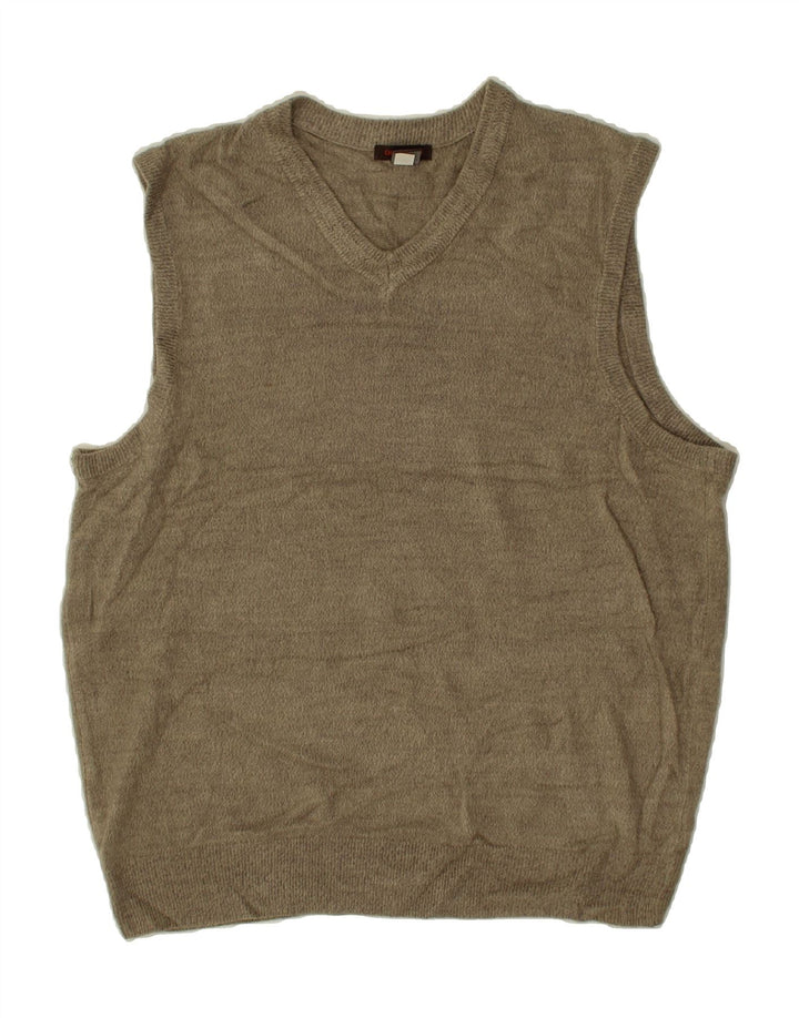 DOCKERS Mens Vest Tank Top XL Beige Acrylic Vintage Dockers and Second-Hand Dockers from Messina Hembry 