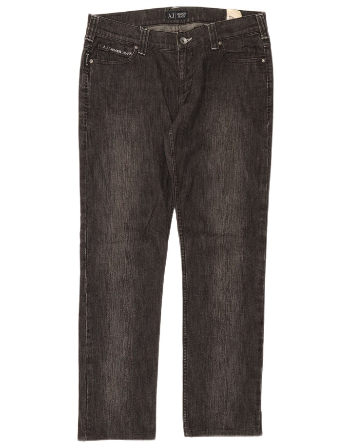 Armani Womens Straight Jeans W29 L28 Grey