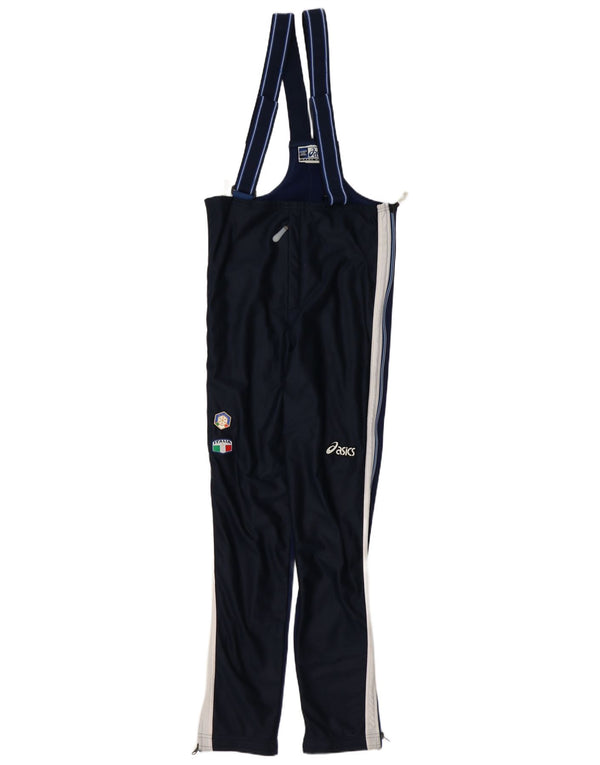 Asics Womens Italia Dungarees Skibukser UK 18 XL Navy Blue Colourblock