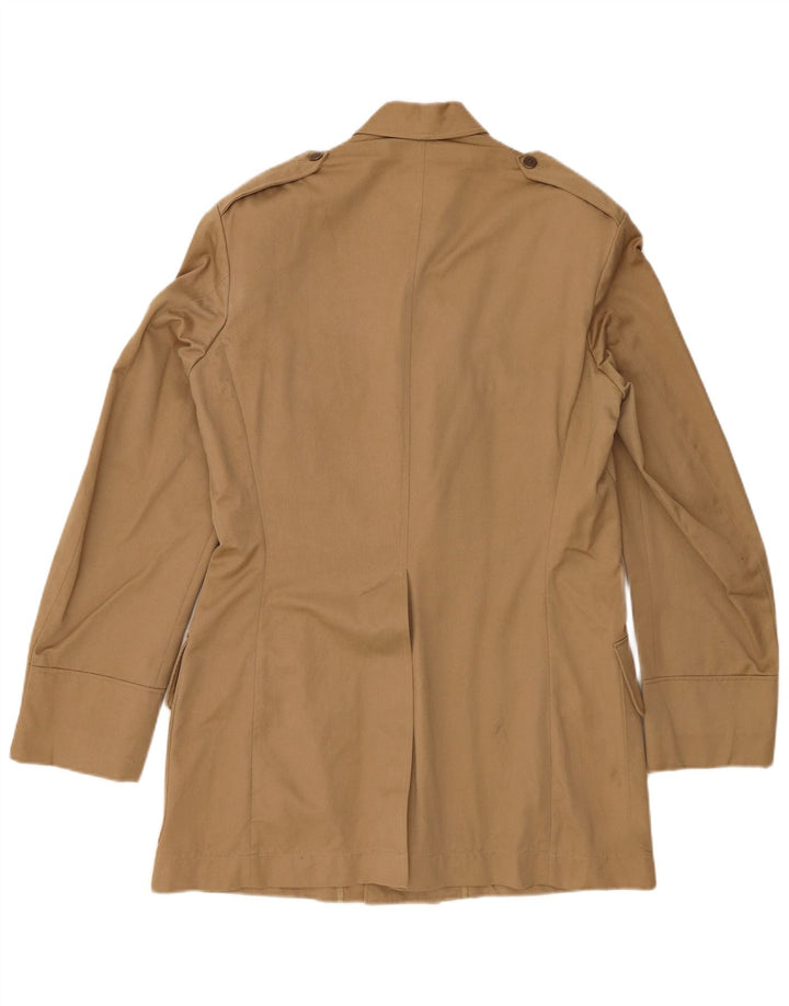 Vintage Mens Military Jacket IT 44 XS Beige