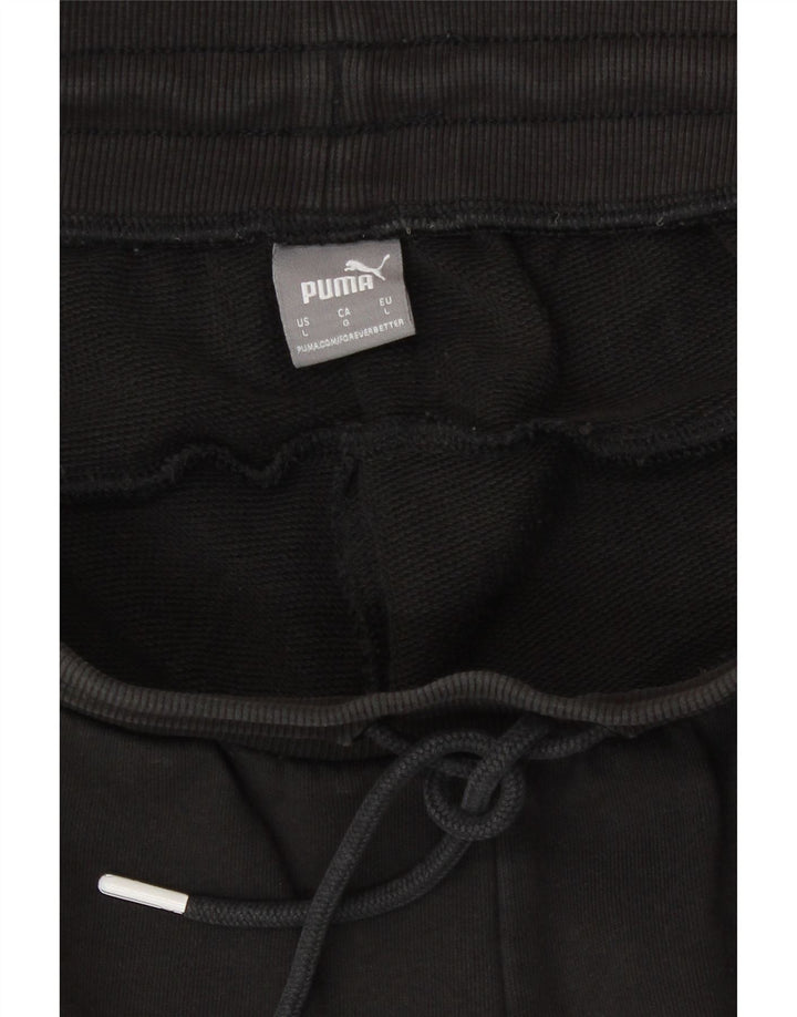 Puma Womens Graphic Sport Shorts Large Black