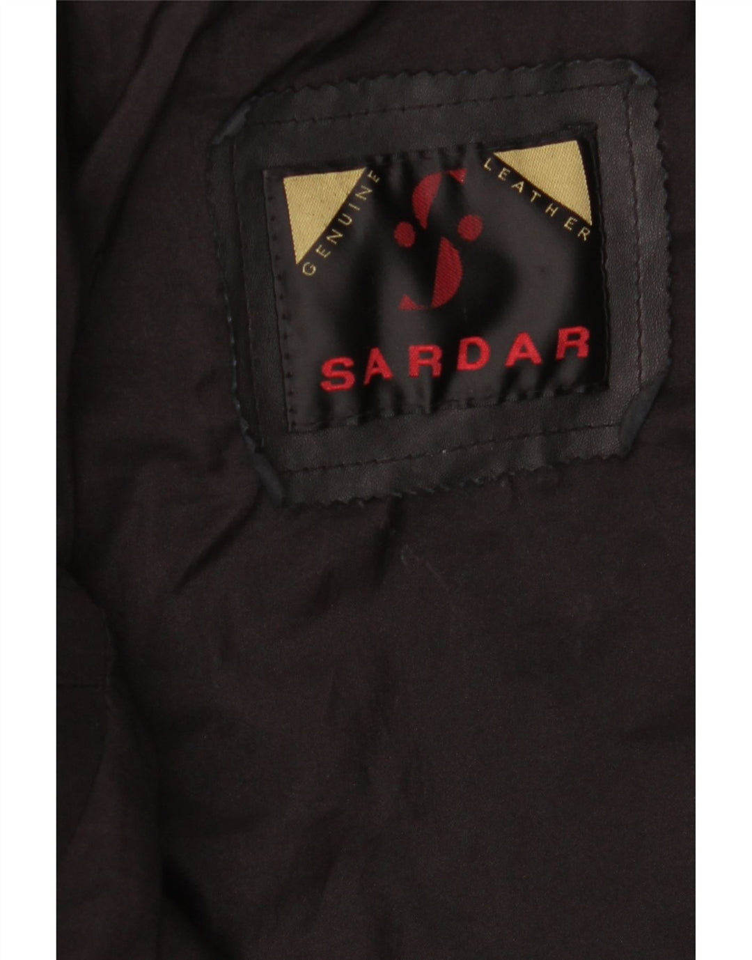 SARDAR Womens Leather Overcoat UK 22 3XL Black Patchwork Leather Vintage Sardar and Second-Hand Sardar from Messina Hembry 