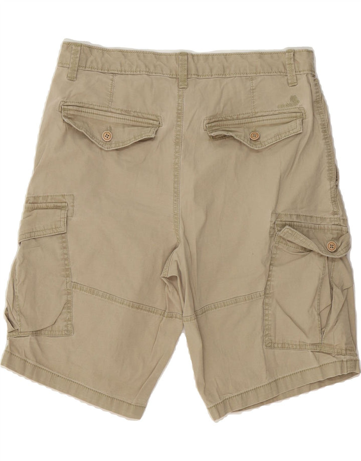 IZOD Mens Salt Water Cargo Shorts W32 Medium Beige Cotton Vintage Izod and Second-Hand Izod from Messina Hembry 