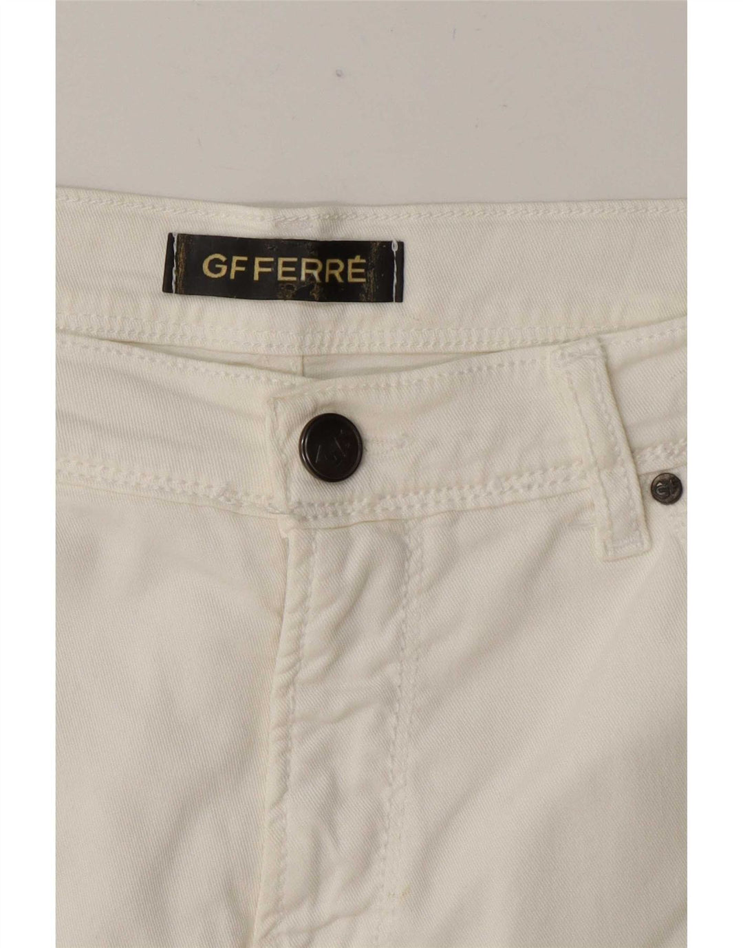 GF Ferre Womens Bootcut Jeans W34 L31 White