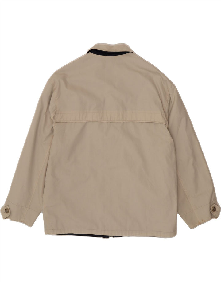 VINTAGE Mens Utility Jacket UK 42 XL Beige Vintage Vintage and Second-Hand Vintage from Messina Hembry 